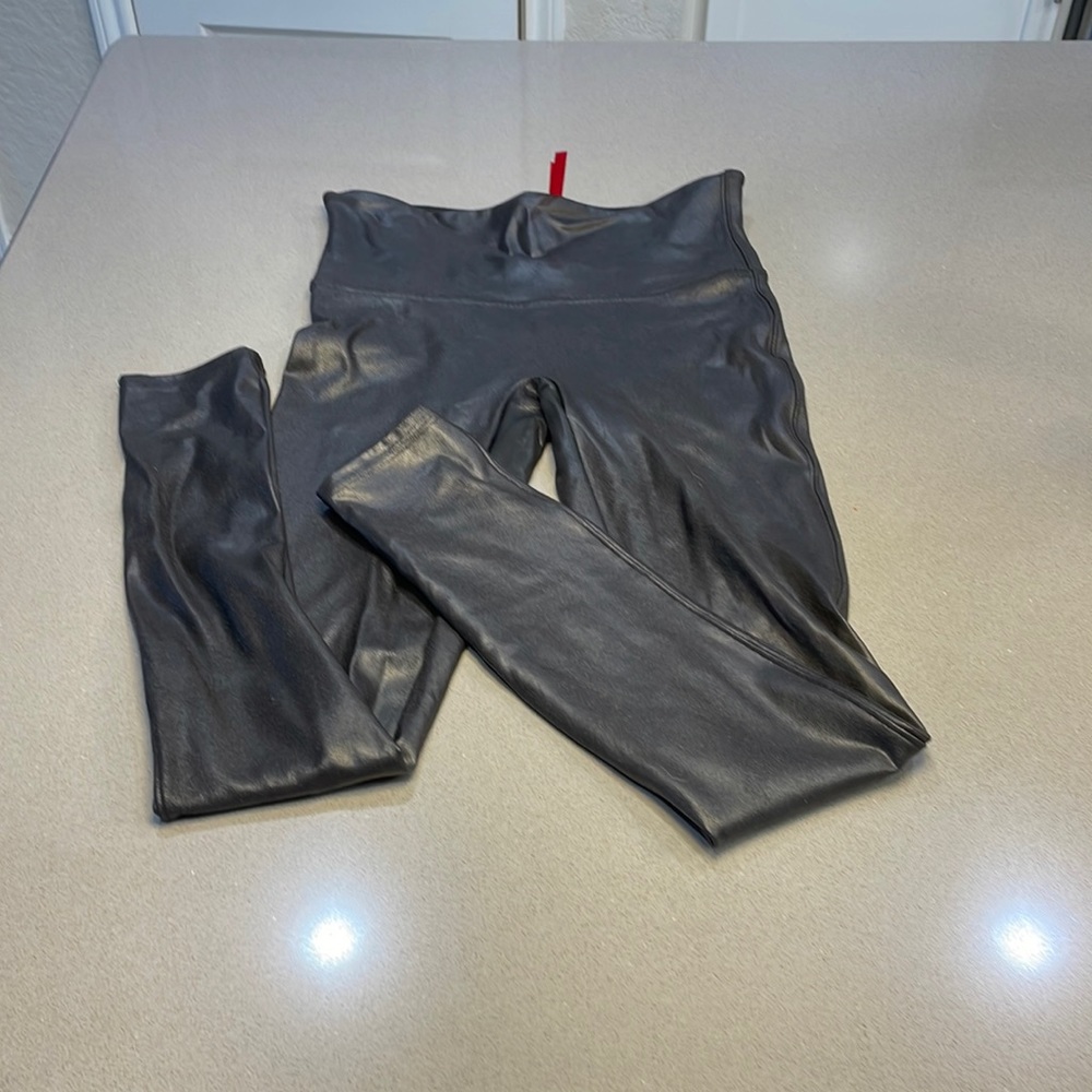 Spanx faux leather leggings